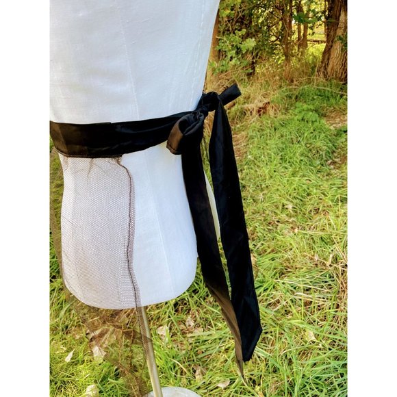 Vintage Hostess Net Half Apron Cornucopia with fruit buttons - Picture 12 of 12